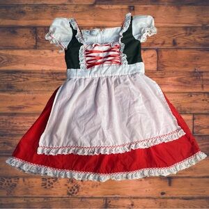 Little Red Riding Hood Costume Girls Size 6/8- Handmade
